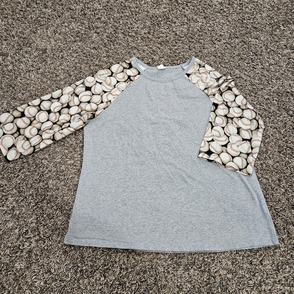 Sunshine & Rodeos Baseball Quarter Sleeve Top - Picture 5 of 9